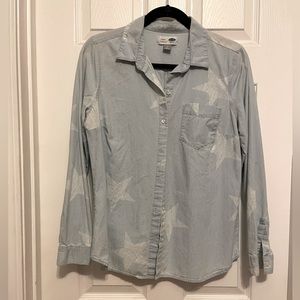 Denim Top Denim Stars Old Navy Denim top with buttons